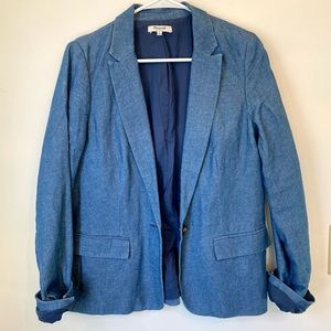 Madewell denim blazer
